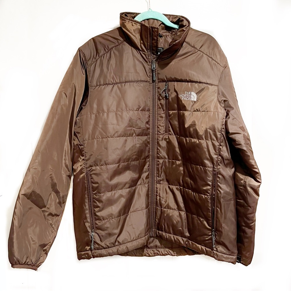 The North Face Brown Slim Puff Jacket